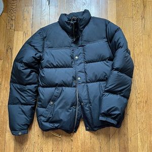 Black LL Bean Mountain Classic Down puffer winter jacket, size Medium Reg